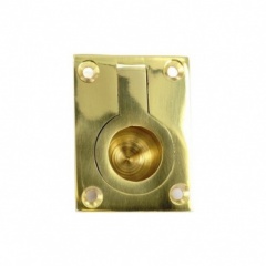 63mm Brass Flush Ring Handle (S2651)