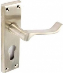 150mm Nickel Scroll Euro Lock Handle 1pair (S2724)