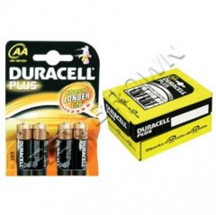 Duracell Plus Power AA PK4 Batteries Box (MN1500 PLUS)