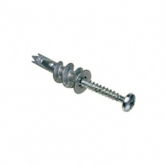 Bulk Hardware Metal Cavity Plug & Screw 35mm Pk25 ( FB306 )