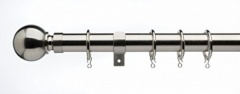 Universal 25/28mm Metal Pole 120-210cm S/Steel