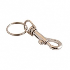 Key Ring Nickel Plated Hipster PK12