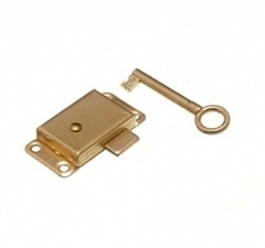 Wardrobe Lock & Key EB 50mm Pk4