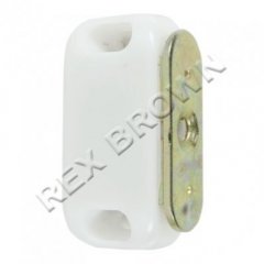 45mm White Magnetic Catches - Pre Pack 2pcs