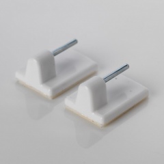 Stick On Curtain Wire Hooks For UPVC Window - Pre Pack 2pcs