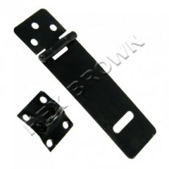 3'' Japanned Safety Hasp & Staple - Pre Pack 1pcs