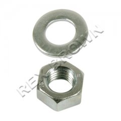 M6 Assorted Washer/Hex Nut - Pre Pack 10pcs