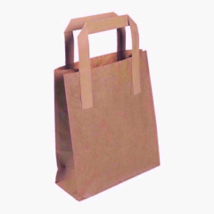 Brown Takeaway Bags/Handle 10x15.5x12