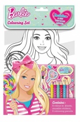 Barbie Colouring Set