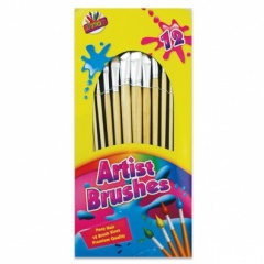 12 Artist Premium Natural Brushes