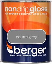 Berger N/D/Gloss Squ.Grey 750ml