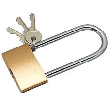 CL264/38mm Brass Padlock Carded Long Shackle