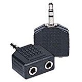 3.5mm Stereo Plug - 2 x 3.5mm Stereo Socket 10pcs (759.307)
