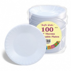 10'' Thermo Disposable Plates Pk100