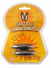 6cm x 2cm Magnets Rattle 2pcs