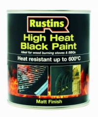 Rustin High Heat Resistance Black 600 Degree 250ml