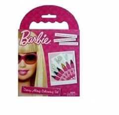 Barbie Carry Along Colouring Set