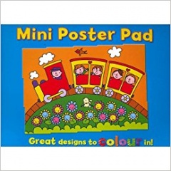 Mini Poster Pad (15 Design To Colour)