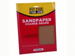 Rodo Fit For Job Sandpaper - Coarse (Pk10)
