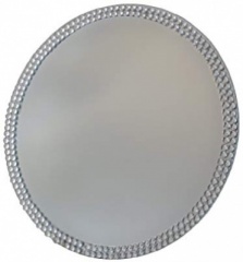 20.5cm Round Mirror Plate + Gems