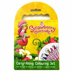 ****** Strawberry Shortcake Carry Along Colouring Set