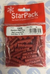 Star Pack Wallplug Std Red To Fit 6-10 Drill Size Loose(72438)