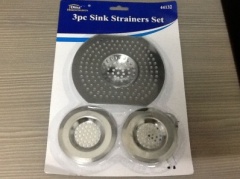 3pc Sink Strainers Set