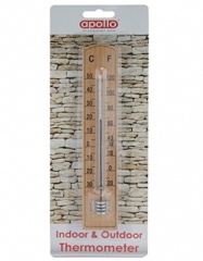 Apollo Wall Thermometer Beech