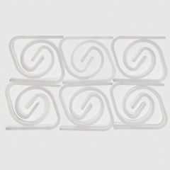 24 Clear Plastic Tablecover Clips