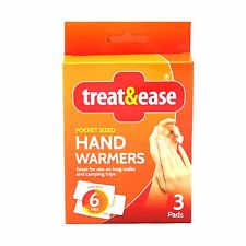 Instant heat relief hand warmers 3pk