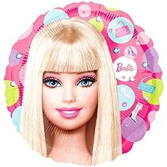 18'' Character Foil Balloon : Barbie Pattern