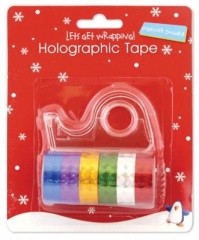 6 Rolls of Holographic Tape with Dispenser