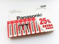 Panasonic Zinc Carbon AA R6R Batteries Pk10