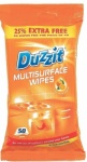 Duzzit 151 MULTISURFACE WIPES 50pk  (DZT015A)