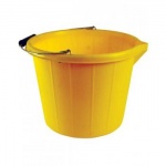 Heavy Duty Builders Bucket Yellow