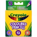Crayola Half Length Coloured 12 Pencils
