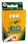 Crayola Anti Dust White Chalk 12pcs.
