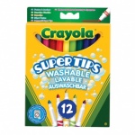Crayola Bright Super Tips 12pcs