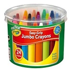 Crayola Easy-Grip Jumbo Crayons 24pcs