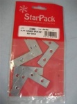 Star Pack Flat Corner Bracket Bzp 50mm(72598)