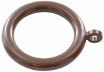 Star Pack Curtain Ring Id 28mm - Od 40mm Dark Brown Plastic(72684)