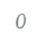 50mm Chrome Numeral '0' (S3800)
