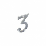 50mm Chrome Numeral '3' (S3803)