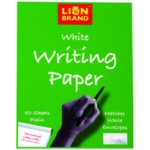 Lion Brand White Writing Paper - Plain