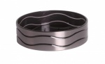 Ice Collection Soap Dish Silver / Black
