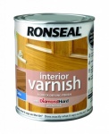 Ronseal  Interior Varnish Satin French Oak 750ml