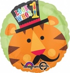 Tiger 1st Happy Birthday - Standard Foil Balloon - Fisher