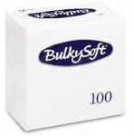 40cm 8 Fold White 2ply Bulky Soft Napkins Pk100