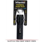 Infapower 3W - 140 Lumens 3 Function Aluminium Torch with 3 AAA Batteries