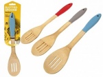 Ethos Bamboo Slotted Turner with Silicone Handle
